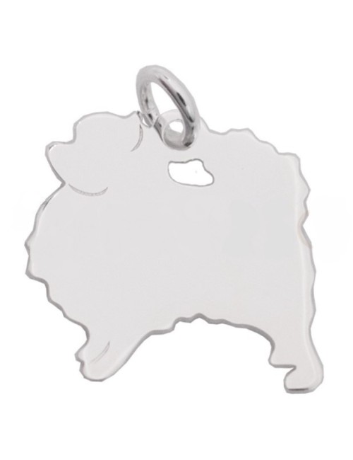 COLGANTE POMERANIA PLATA DE LEY