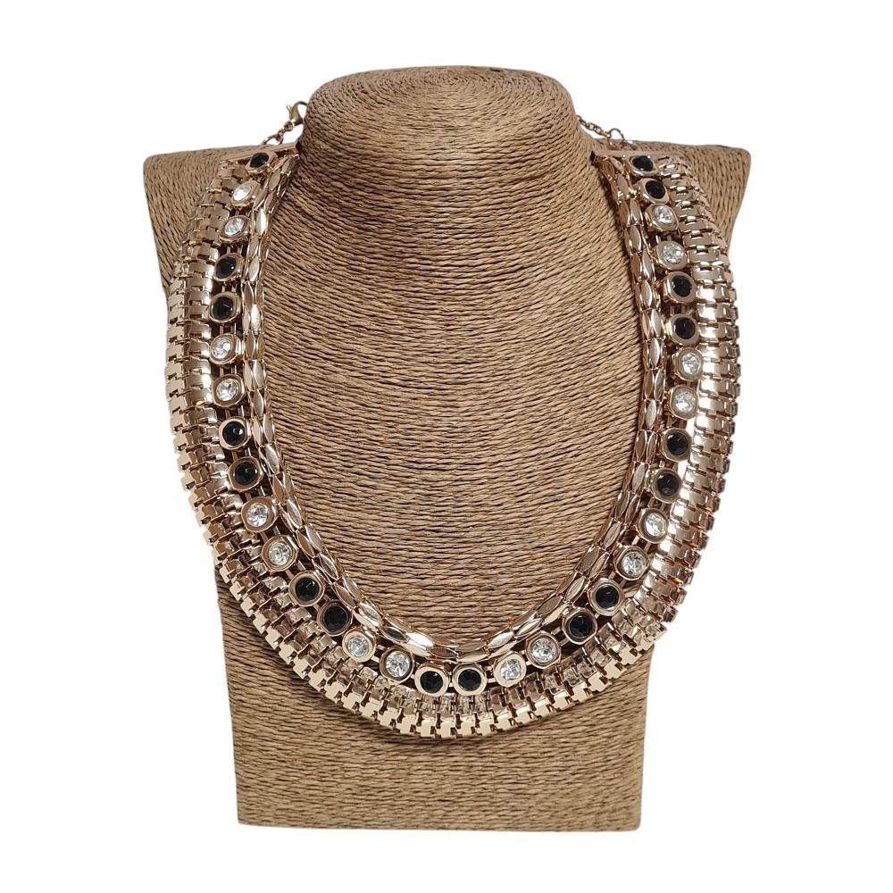 Collar gargantilla estilo chuncky elegante, ETNIA