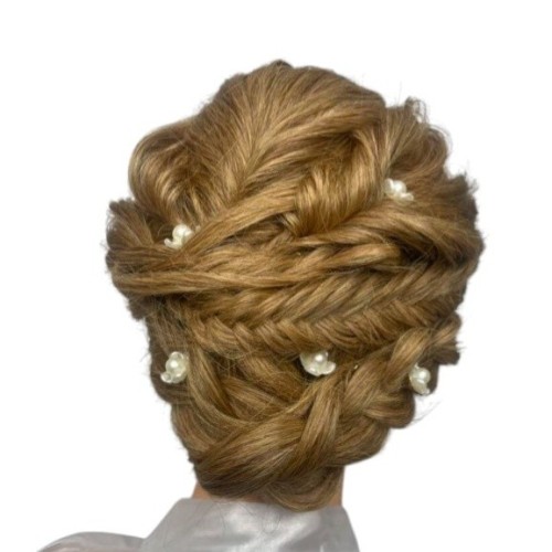 HORQUILLAS PELO PARA NOVIAS FLORES DE PERLAS