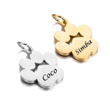 PULSERA CON HUELLA DE MASCOTA PERSONALIZADA