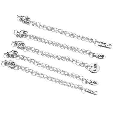 MINI ETIQUETAS ACERO CON LOGOTIPO PERSONALIZADO PARA JOYAS Y BISUTERIA