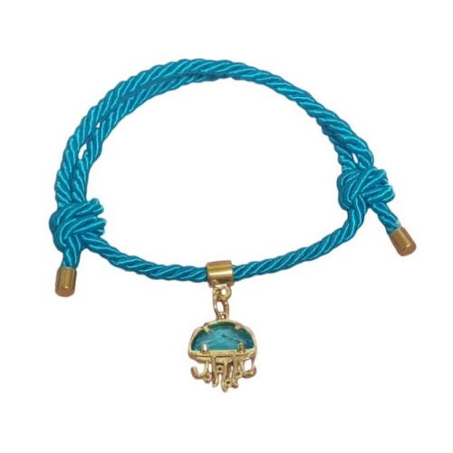 PULSERA CON ABALORIO COLGANTE DE MEDUSA, VARIOS COLORES