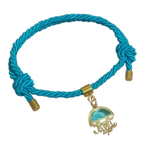 PULSERA CON ABALORIO COLGANTE DE MEDUSA, VARIOS COLORES