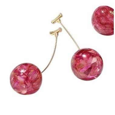 PENDIENTES "CEREZAS", DOS COLORES