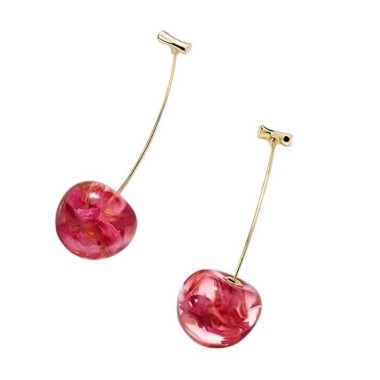 PENDIENTES "CEREZAS", DOS COLORES
