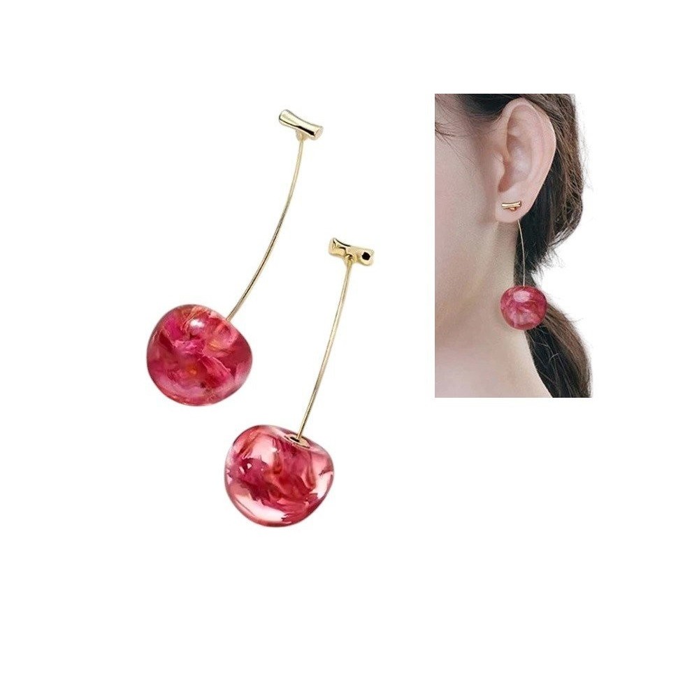 PENDIENTES "CEREZAS", DOS COLORES