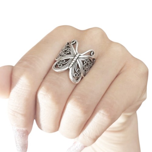 ANILLO MARIPOSA TALLA AJUSTABLE